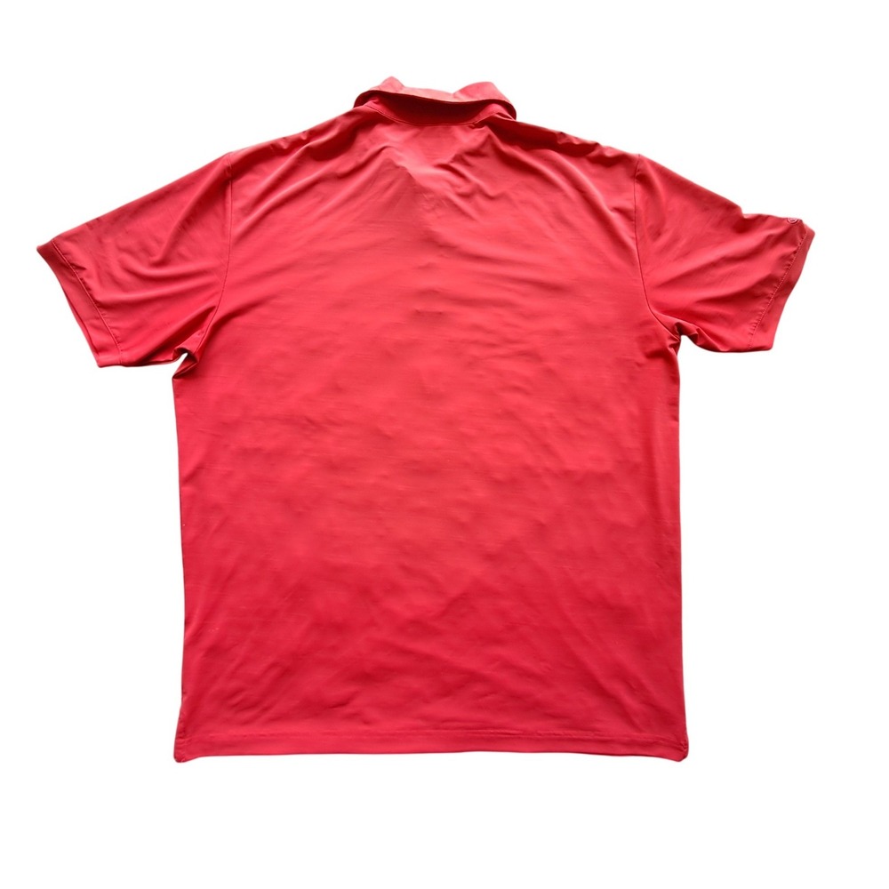 Callaway Opti-Dri Mens Large Red Golf Polo Shirt Performance Short Sleeve - Picture 2 of 5